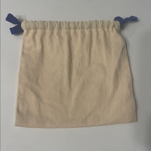 Louis Vuitton Beige Drawstring Dust Pouch Blue Accents - Picture 2 of 6